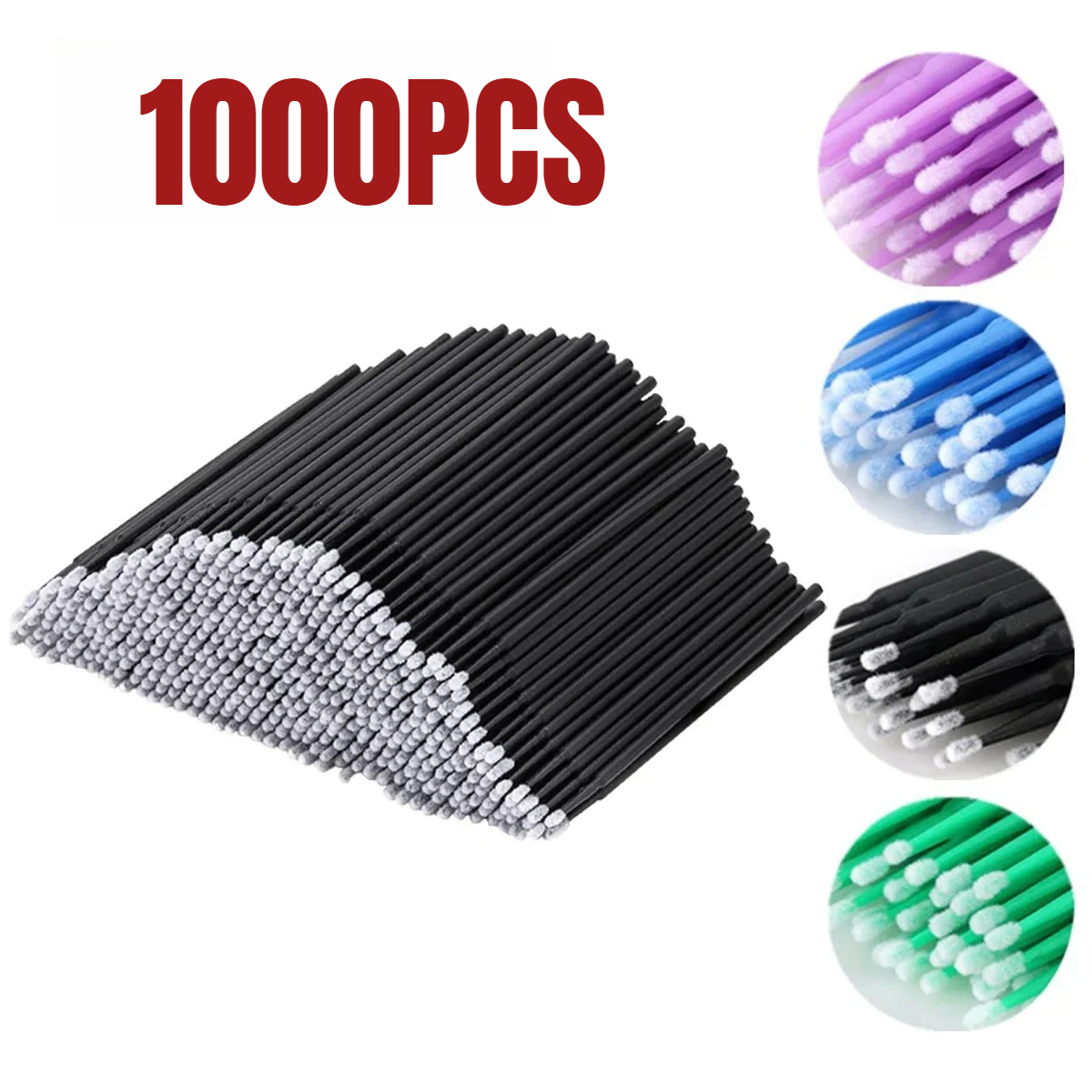Paint Brush - 1000/500 Buah Sikat Pembersih Bulu Mata