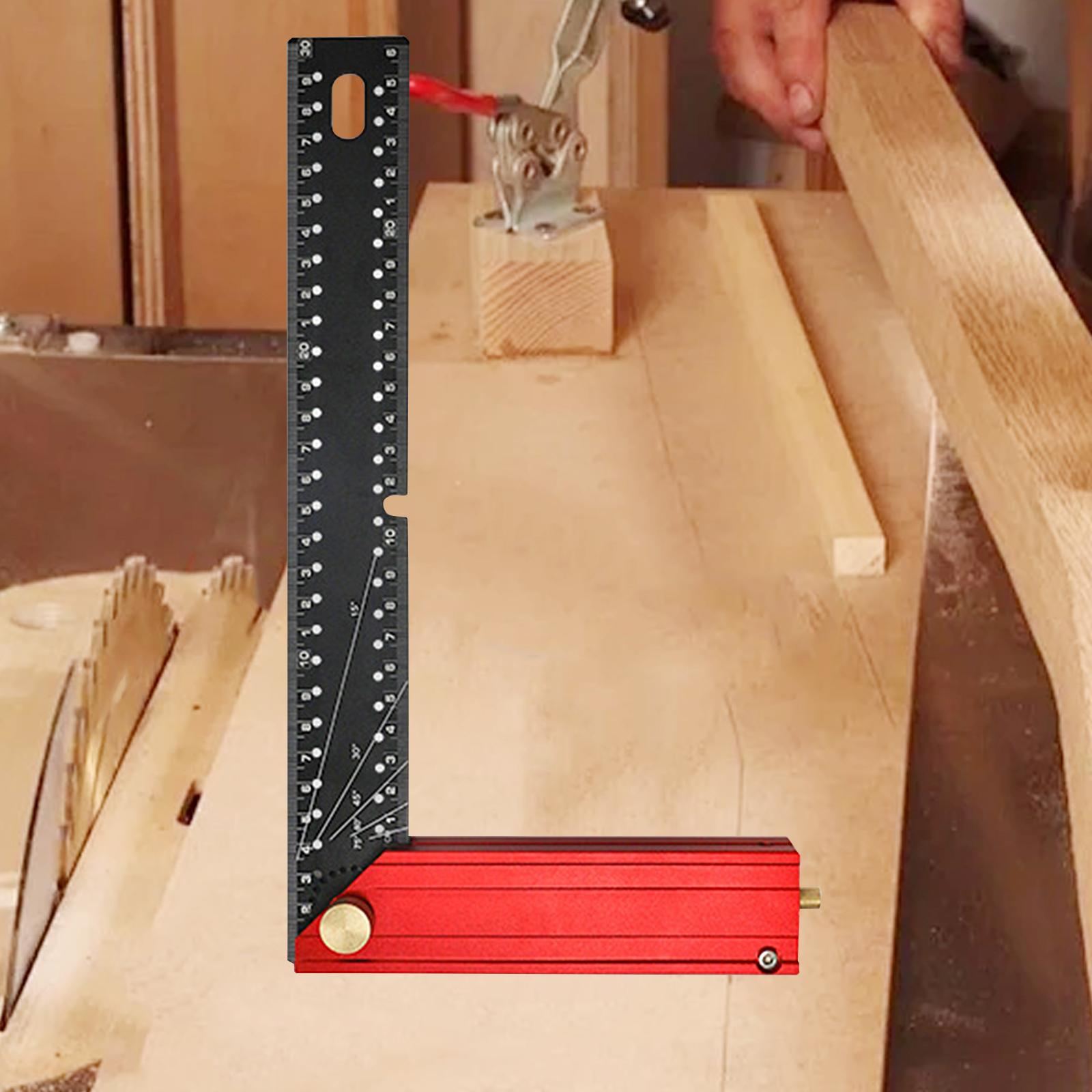 Home Improvement Mark - Penggaris Persegi Presisi, Penggaris Persegi Tukang