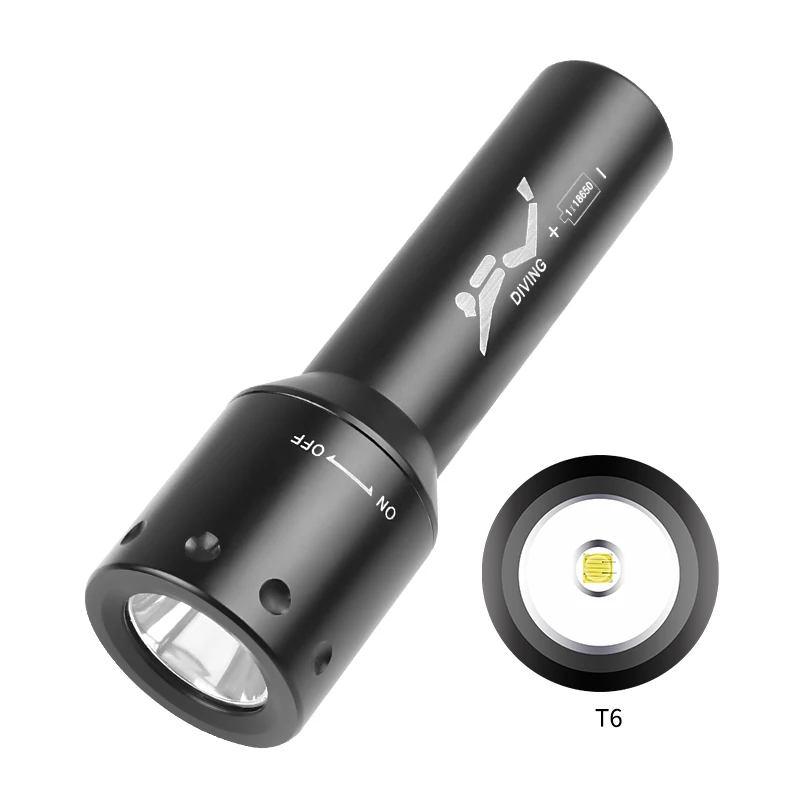 Light Switch - Lampu Selam LED T6 Baru, Jangkauan