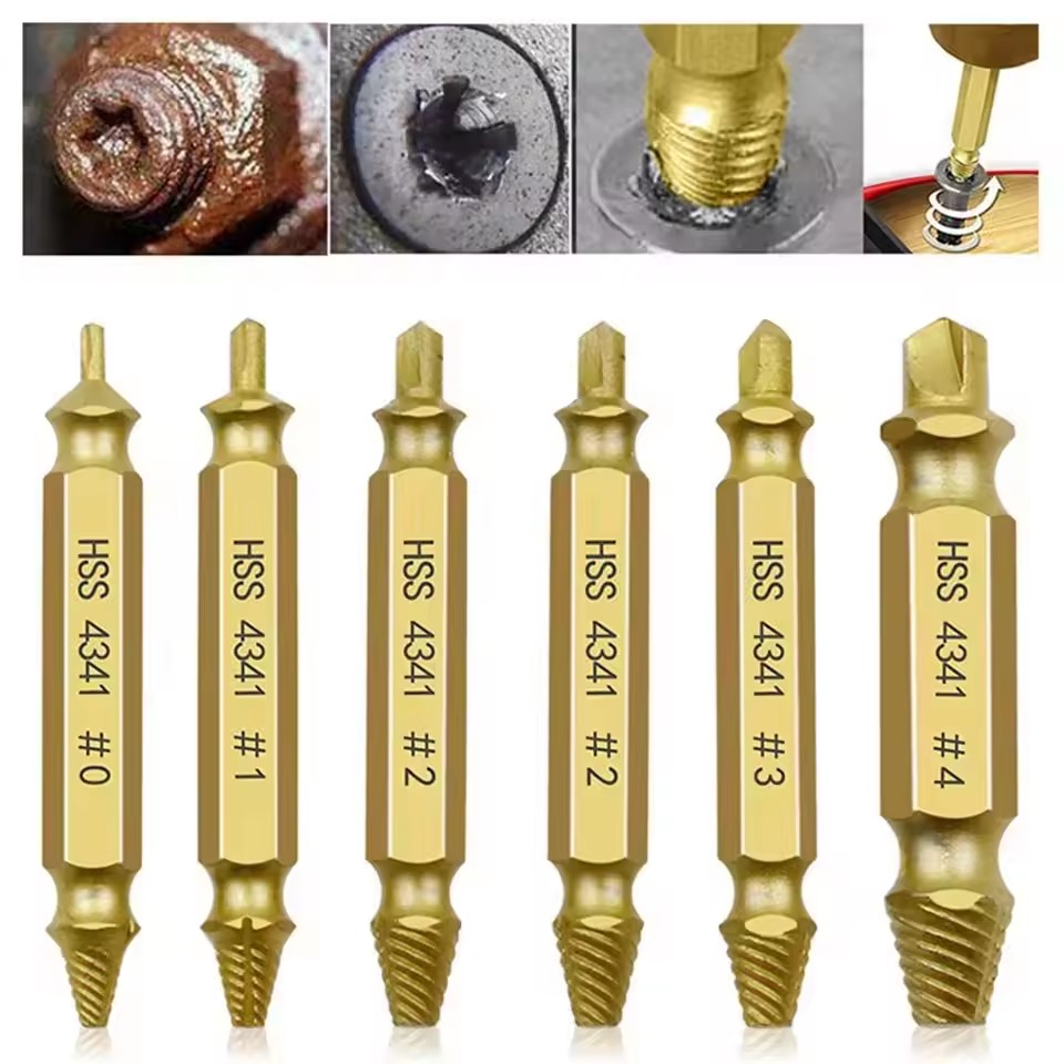 Drill Bits - Set Mata Bor Ekstraktor Sekrup Rusak,