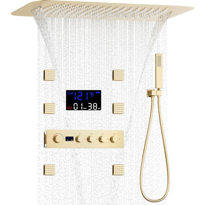 Faucet - Sistem Shower Termostatis Digital dengan Tampilan