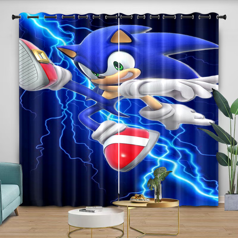 Gorden Sonic Kartun Cetak Digi - Curtain Rods ulasan dan harga
