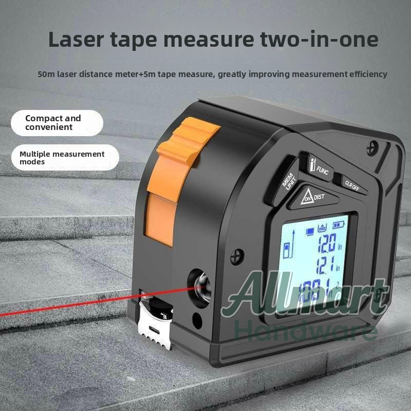 Alat Pengukur Jarak Laser 50m  - Tape Measure ulasan dan harga