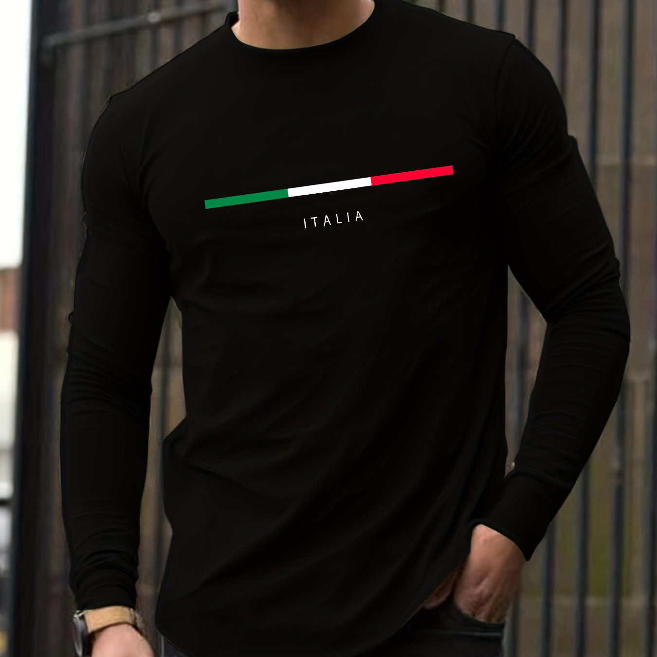 Kaos oblong pria lengan panjan - Wallpaper ulasan dan harga