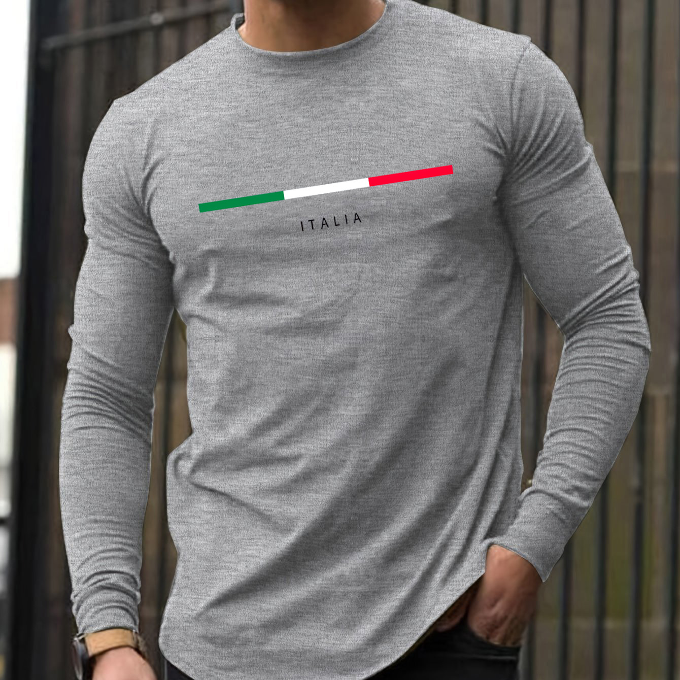 Kaos oblong pria lengan panjan - Wallpaper ulasan dan harga