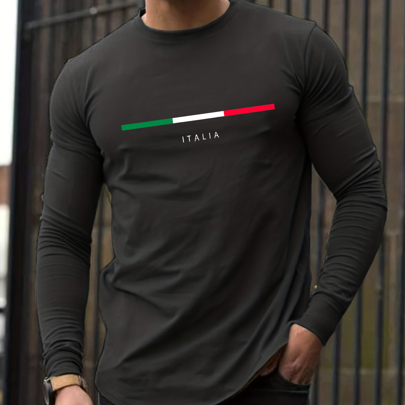 Kaos oblong pria lengan panjan - Wallpaper ulasan dan harga