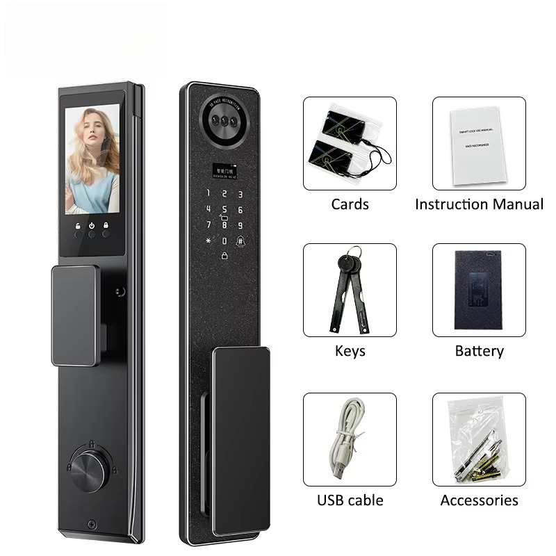 Kunci Pintu Pintar WiFi Tuya,  - Door Lock ulasan dan harga