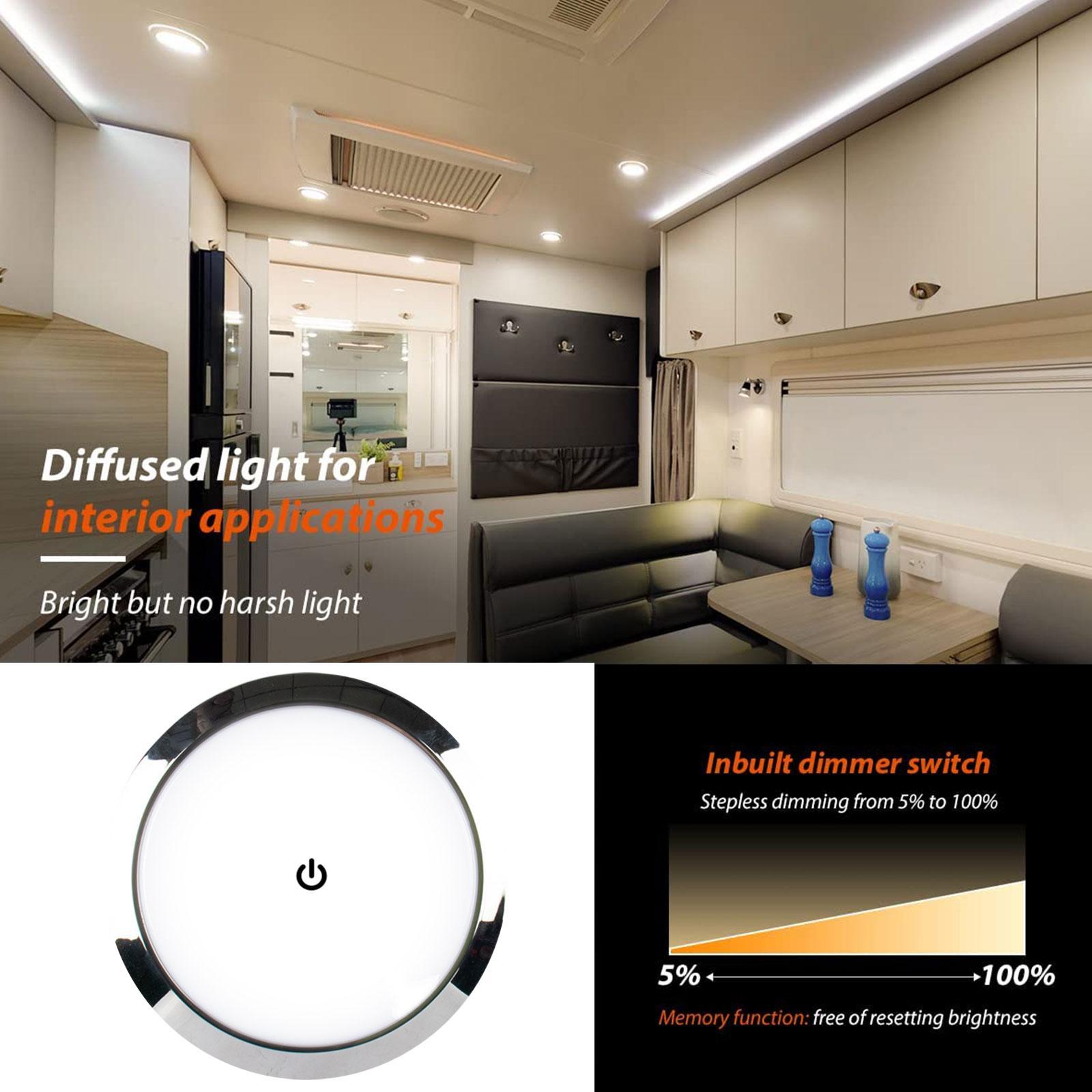 Lampu LED Plafon Interior RV D - Light Switch ulasan dan harga