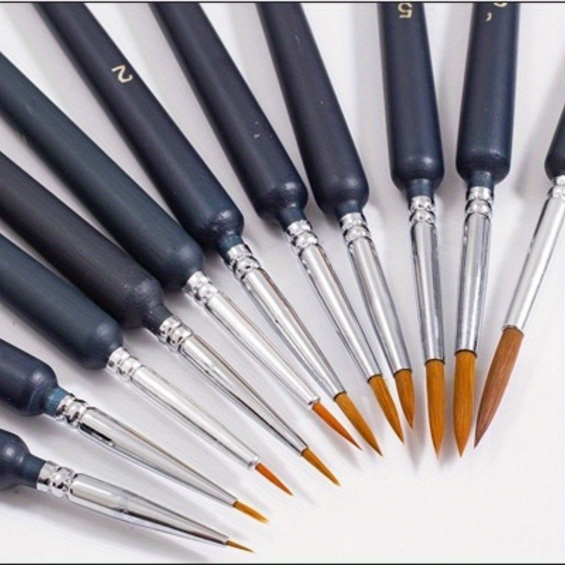 11pcs Set Kuas Lukis Profesion - Paint Brush ulasan dan harga