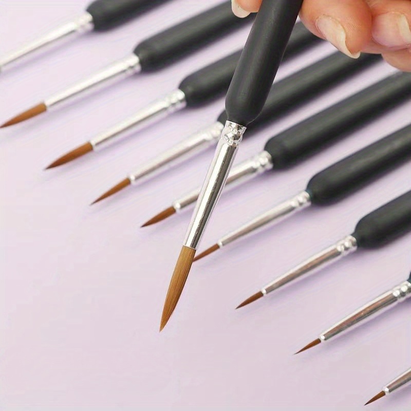 11pcs Set Kuas Lukis Profesion - Paint Brush ulasan dan harga