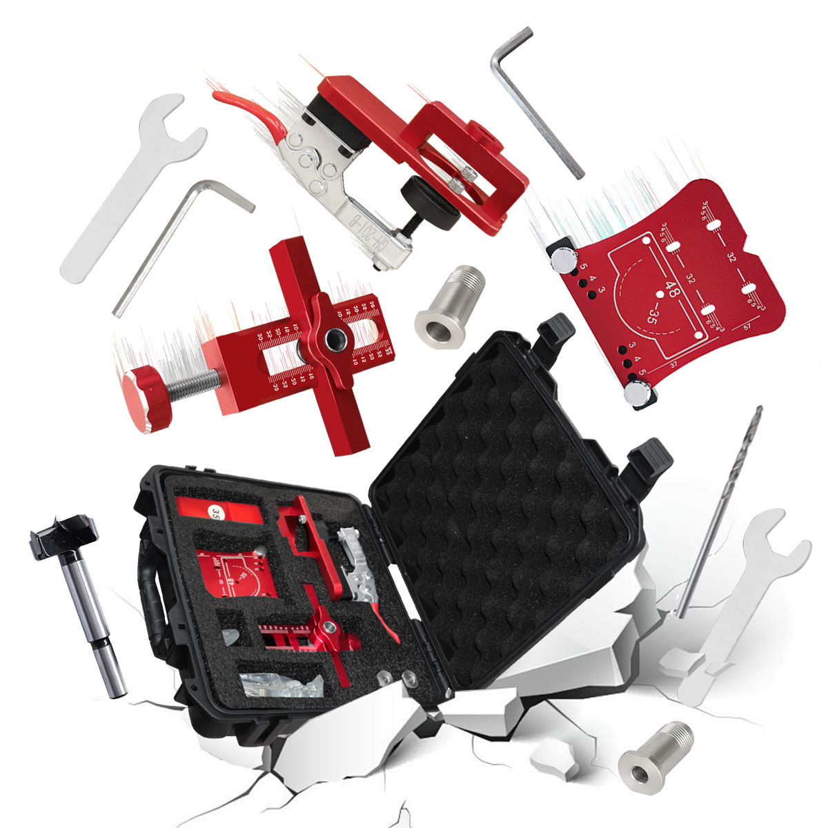 3 Buah Kit Pemasangan Engsel P - Cabinet Hinges ulasan dan harga