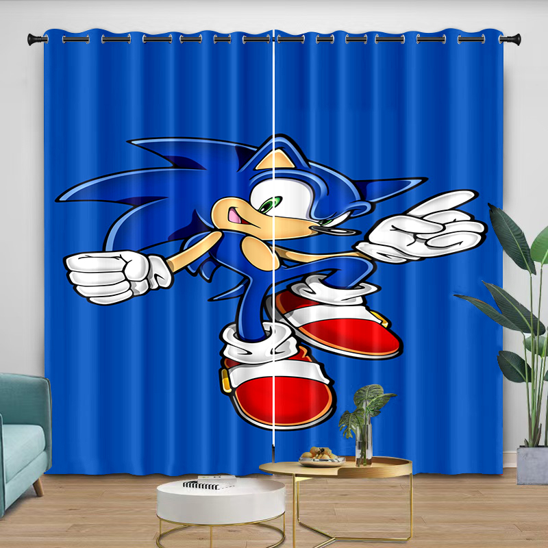 Gorden Sonic Cartoon Melindung - Curtain Rods ulasan dan harga