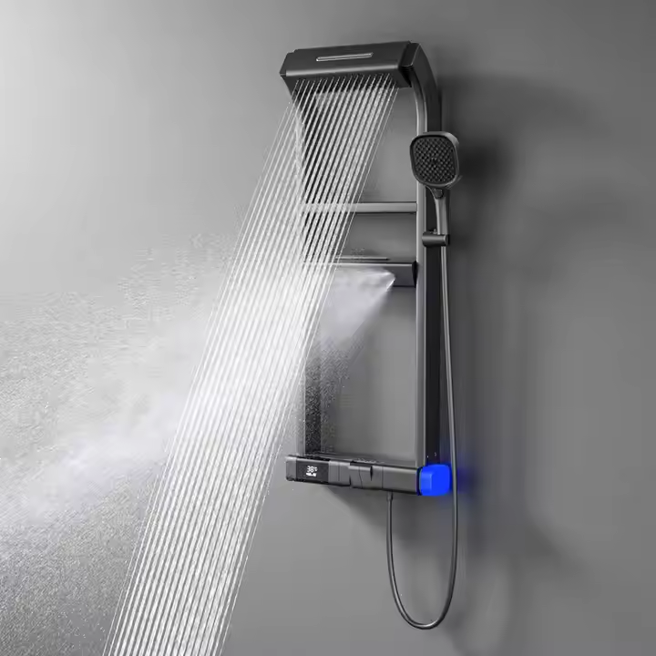 Set Shower Head Tembaga dengan - Faucet ulasan dan harga