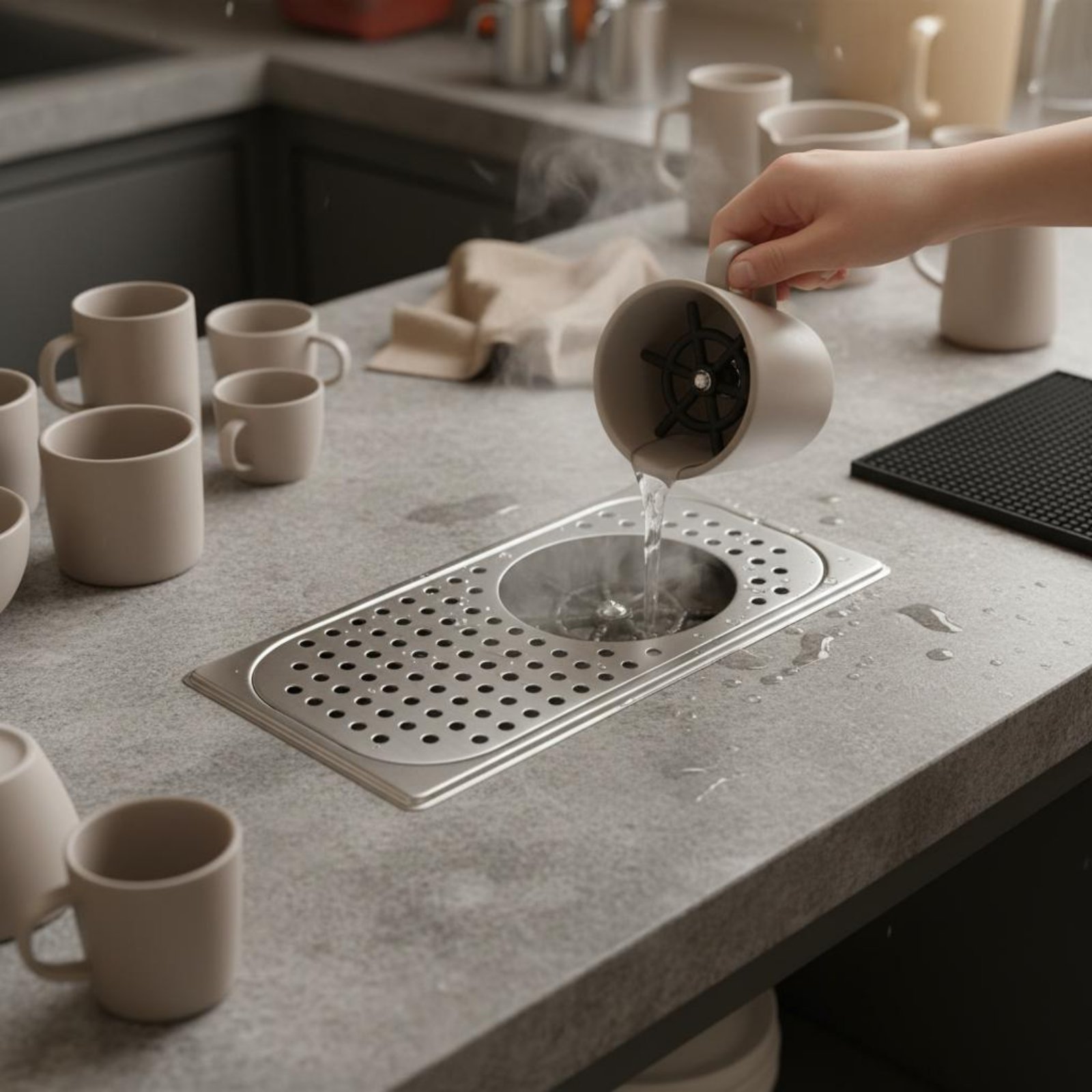 Pembersih Gelas Otomatis Sempr - Faucet ulasan dan harga