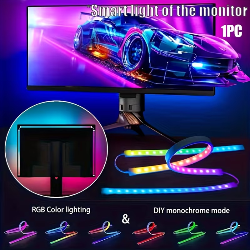 Lampu Gaming RGB Strip Lampu L - Led Strip Lights ulasan dan harga