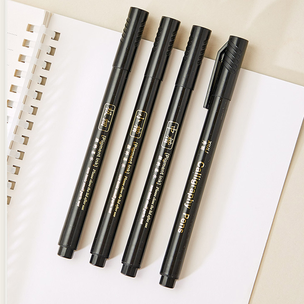 4 Buah Pena Kuas Pena Kaligraf - Paint Brush ulasan dan harga