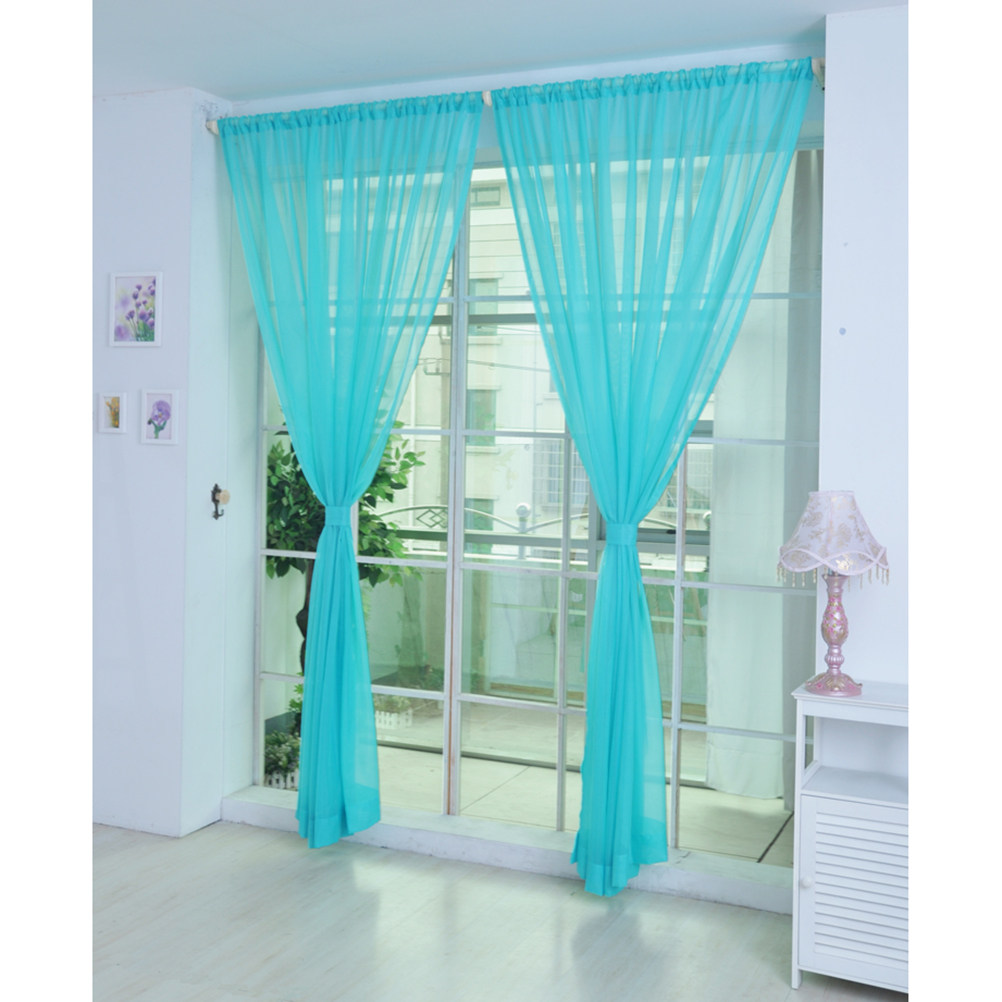 Tirai Tipis Transparan dengan  - Curtain Rods ulasan dan harga