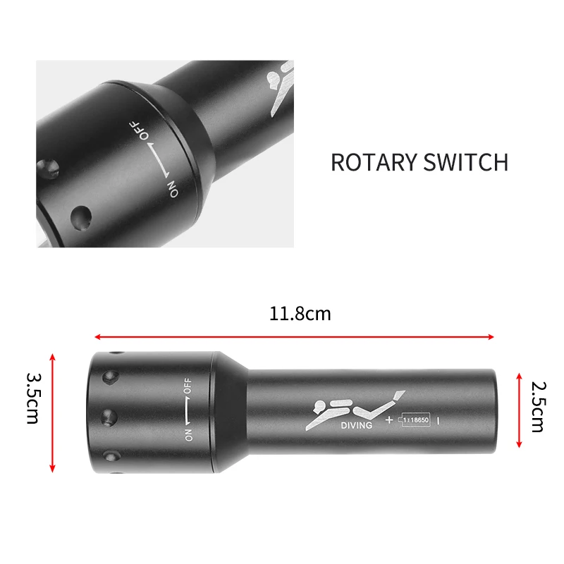 Lampu Selam LED T6 Baru, Jangk - Light Switch ulasan dan harga