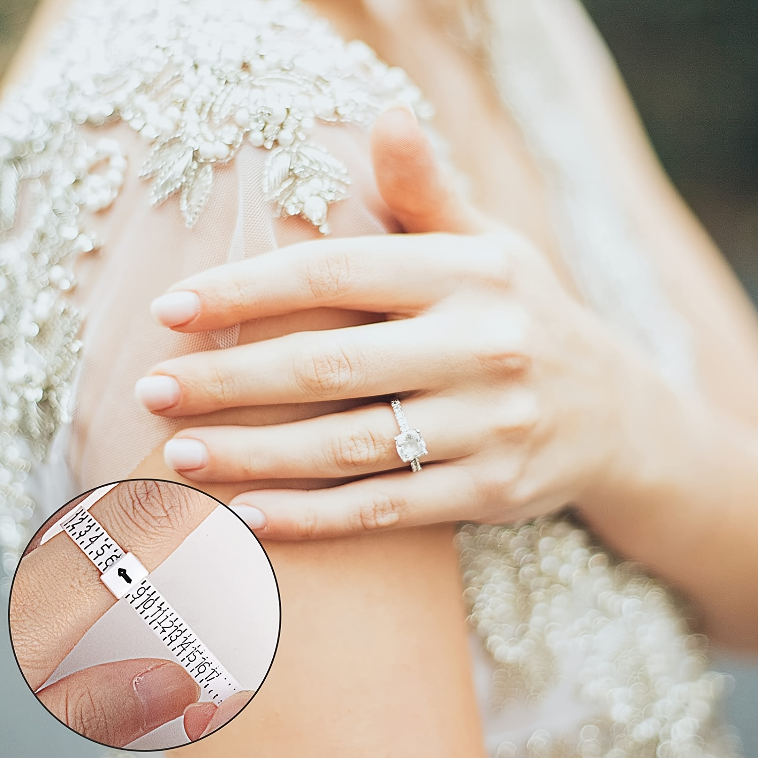 Alat Pengukur Ukuran Cincin Pu - Tape Measure ulasan dan harga