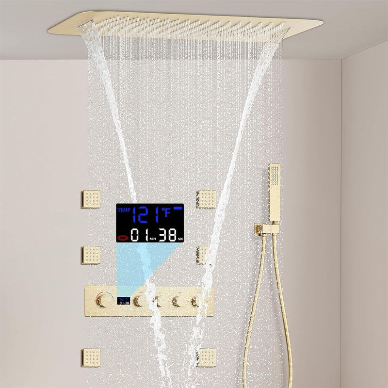 Sistem Shower Termostatis Digi - Faucet ulasan dan harga