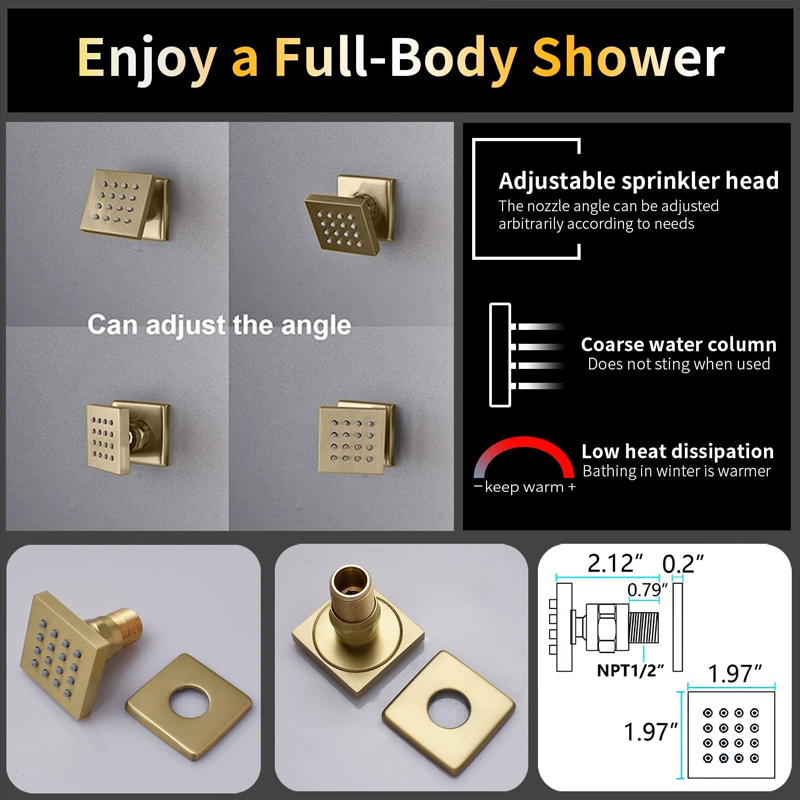 Sistem Shower Termostatis Digi - Faucet ulasan dan harga