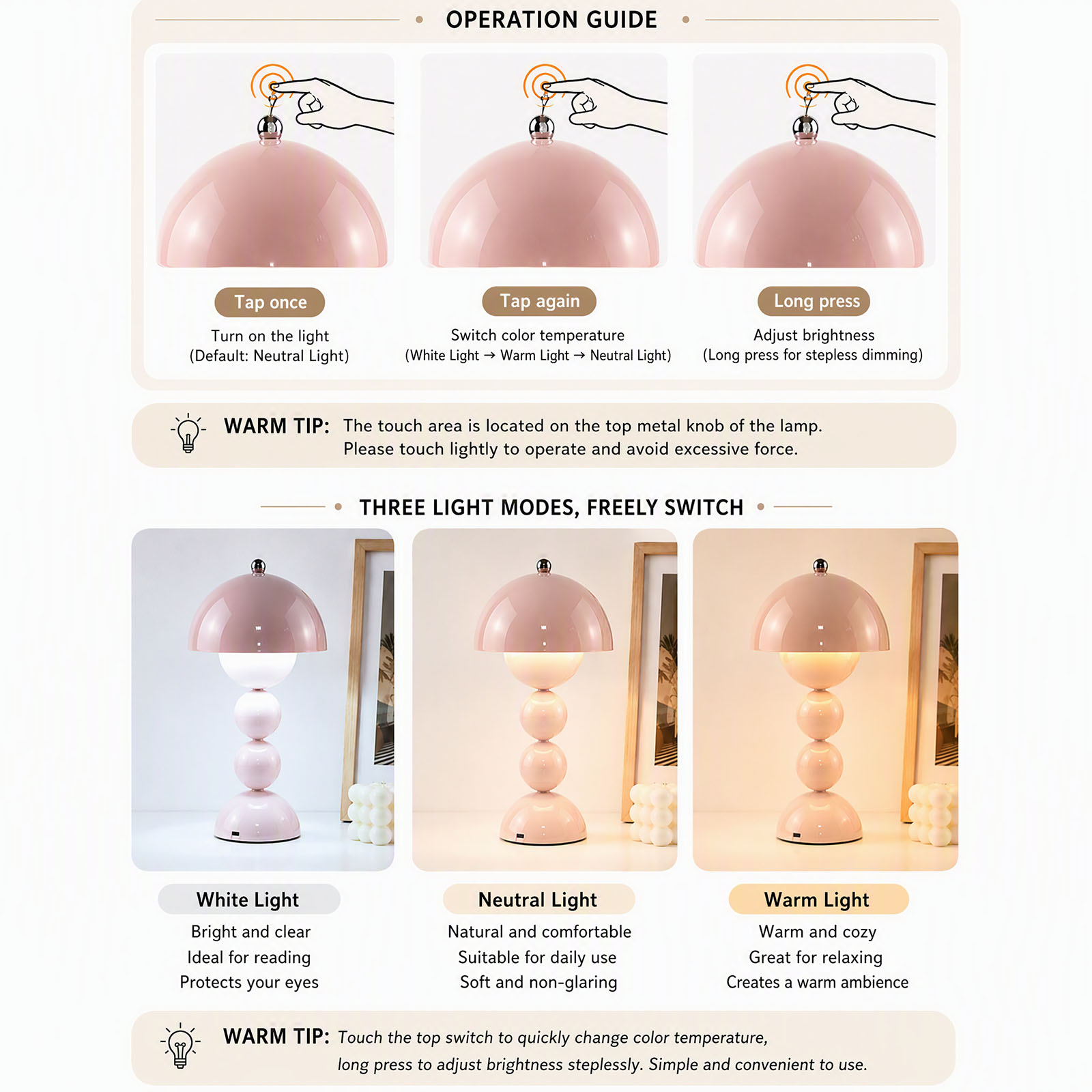 Lampu Meja Jamur Vintage, Lamp - Light Switch ulasan dan harga